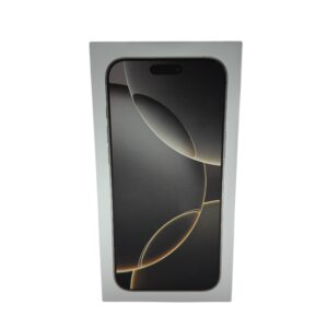 Apple IPhone 16 Pro Max 256GB Natural Titanium, neuf, scellé, garantie 2 ans.