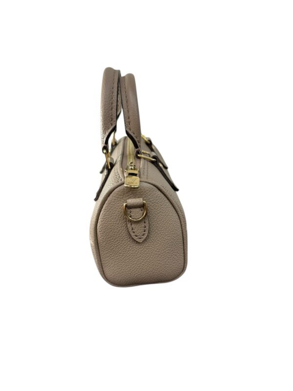 Louis Vuitton Speedy Nano, Cuir monogram empreinte. Etat neuf, avec facture. – Image 5
